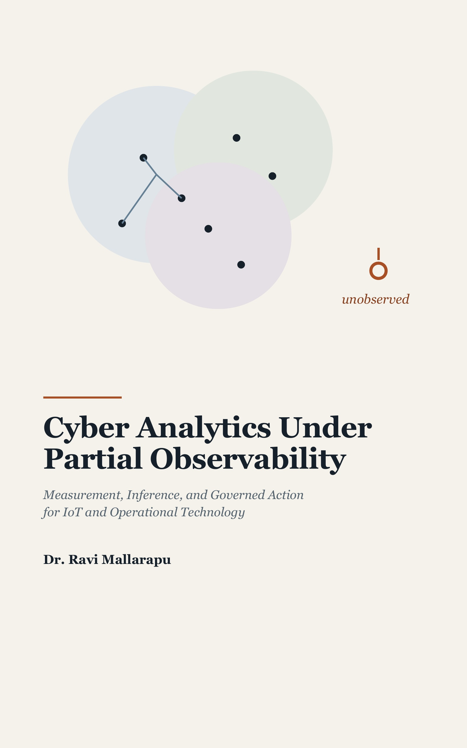 Cover of Cyber Analytics Under Partial Observability by Dr. Ravi Mallarapu